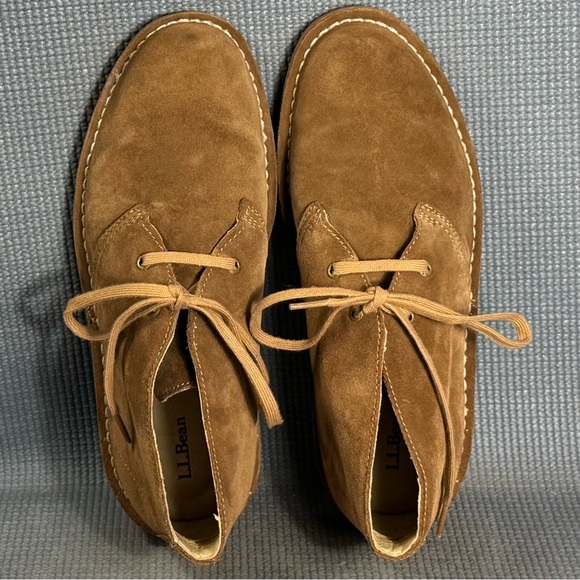 L.L. Bean Women’s Stonington Chukka Boots Tan Suede Size 11 - Picture 6 of 9